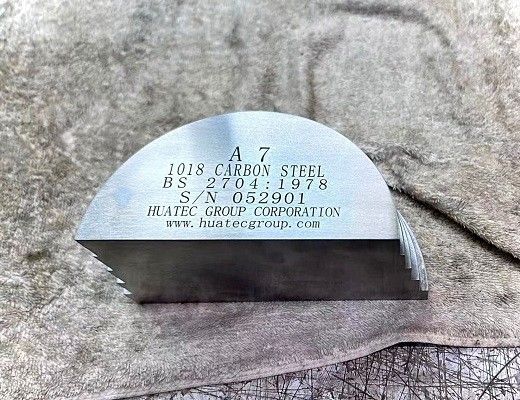 Калибровочный блок A7, радиус 74 мм, толщина 75 мм, углеродистая сталь BS2704:1978, блок для ультразвукового контроля