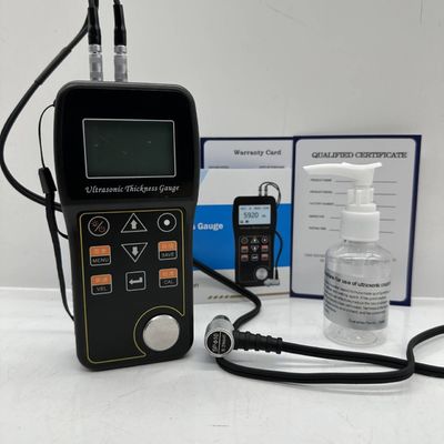 TG-200 Portable Echo-Echo Through Paint Rust Ultrasonic Thickness Meter 0.01mm Resolution 500 Groups Data Storage NDT Measuring Instrument