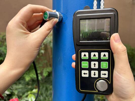 TG-5100D Реальное время A сканирование и B сканирование через покрытие Ультразвуковой толщиномер