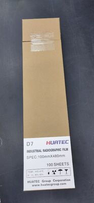 HUATEC D7 Промышленная рентгенографическая пленка 100 мм х 480 мм 100 листов на пакет