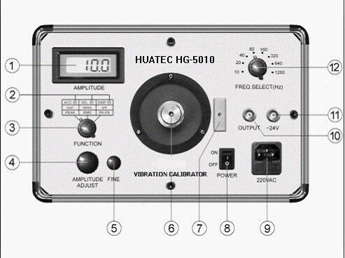 Цифровой вибрационный калибратор фиксированной частоты 110V или 220V