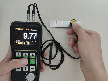 TG-5100D Промышленный ультразвуковой тестер толщины с A-SCAN B SCAN в режиме реального времени, OLED True Color Screen высокоточный инструмент NDT