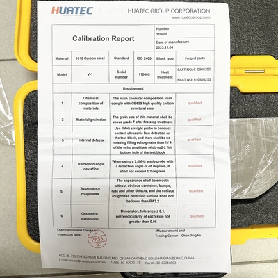 IIW V-1 CS SS AL Материал UT Калибровочные блоки NDT Инструмент