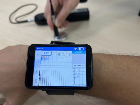 TG-14+ A Scan B Scan APP mode EMAT Электромагнитный ультразвуковой толщиномер с цветной ЖК-дисплеем