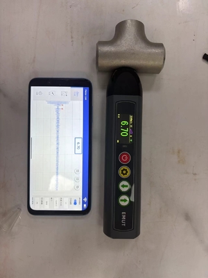 TG-14+ A Scan B Scan APP mode EMAT Электромагнитный ультразвуковой толщиномер с цветной ЖК-дисплеем
