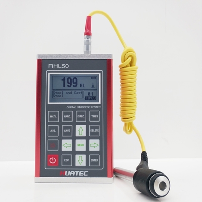 Высокая точность RHL50 LCD дисплей портативный тестер твердости либа с точностью ± 6HLD и радиусом 50 мм.