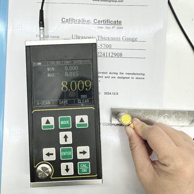Сканирование A / B портативный высокоточный цифровой ультразвуковой толщиномер