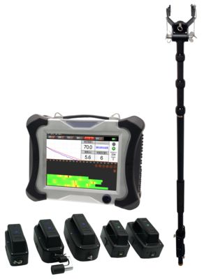 Прибор для неразрушающего контроля методом импульсного вихревого тока HEF-17 для измерения толщины стенки труб без снятия изоляции