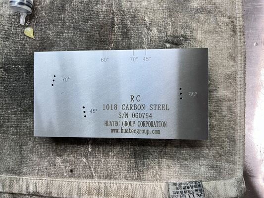 Блок калибровки ультразвуковой для угловых преобразователей RC Resolution AWS D1.1/D1.1M-2015