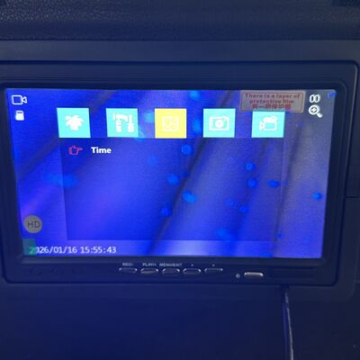 Запись инспекции внутренней части трубок теплообменника ультрафиолетовым эндоскопом DG-800