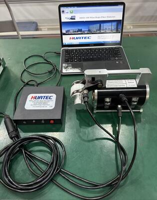 МРТ тестирование магнитной веревки стальной проволоки Дефектор HRD-100 Устройство для обнаружения недостатков износа