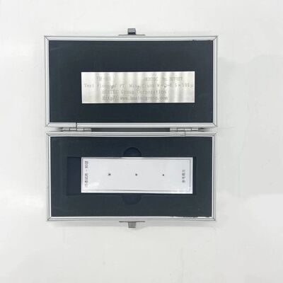 Эталонный блок для капиллярного контроля YM-B3, глубина трещины 100 мкм, образец неразрушающего контроля
