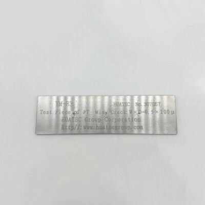 Эталонный блок для капиллярного контроля YM-B3, глубина трещины 100 мкм, образец неразрушающего контроля