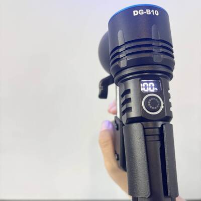 DG-B10 365nm УФ фонарик Спрей может обрабатывать монтаж авиации Алюминий 12 светодиодного ядра Флуоресцентный проницательный инспекционный пистолет Спрей