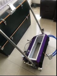 HC1400-LED Fillet Weld Vacuum Box Leak Detector 60kPa Vacuum Electromagnet Push Rod Motor LED Light Storage Tank Corner Weld NDT Leak Test Equipment (Включает электромагнитный вакуум)