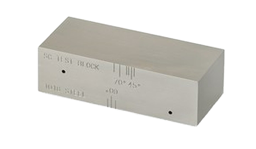 Эталонный образец чувствительности SC UT 0,905 дюйма × 1,25 дюйма × 3 дюйма Образец для калибровки чувствительности к поперечной волне неразрушающего контроля