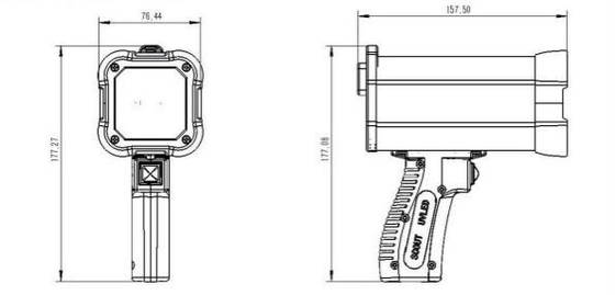 Лампа DG4020 СИД двойного оборудования DC Ndt AC Handheld УЛЬТРАФИОЛЕТОВАЯ