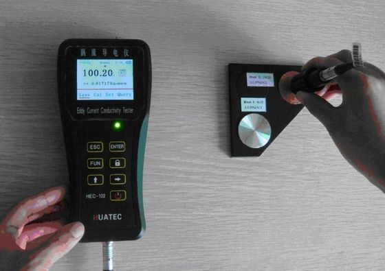 метр электрической проводимости вихревого тока 60KHz цифров портативный